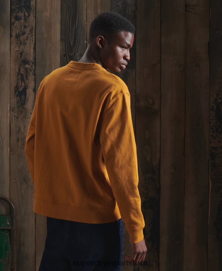 限定版ドライグラフィックスウェットシャツ 男性 Superdry 衣類 黄色 2J62PZ5235