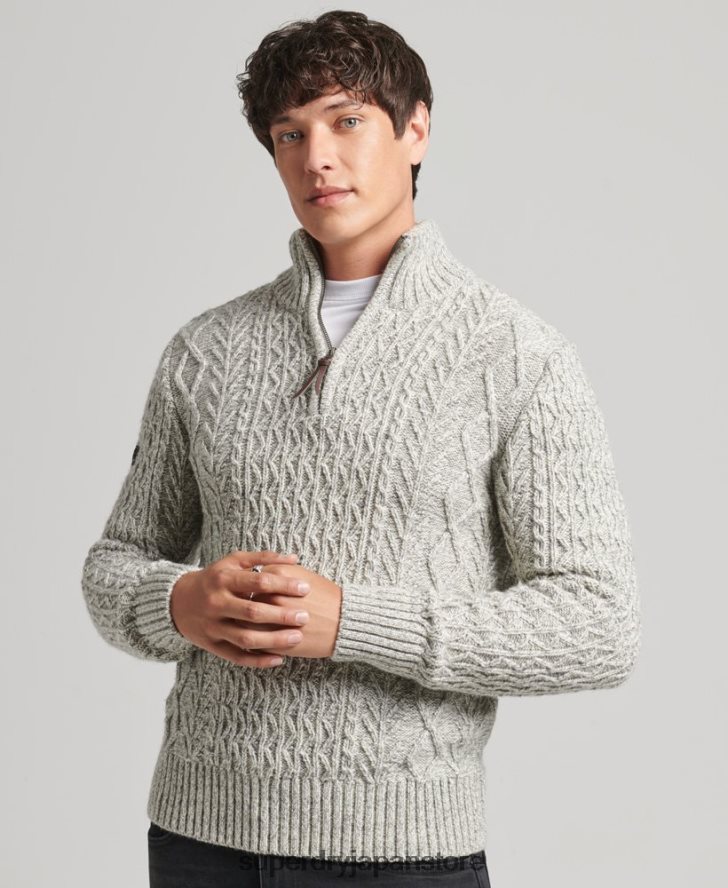 ジェイコブ・ヘンリー・ジャンパー 男性 Superdry 衣類 グレー 2J62PZ5249