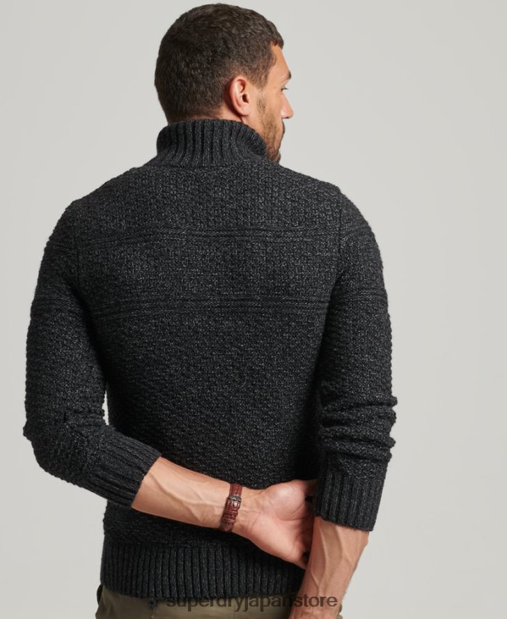 ジェイコブ・ヘンリー・ジャンパー 男性 Superdry 衣類 黒 2J62PZ5253