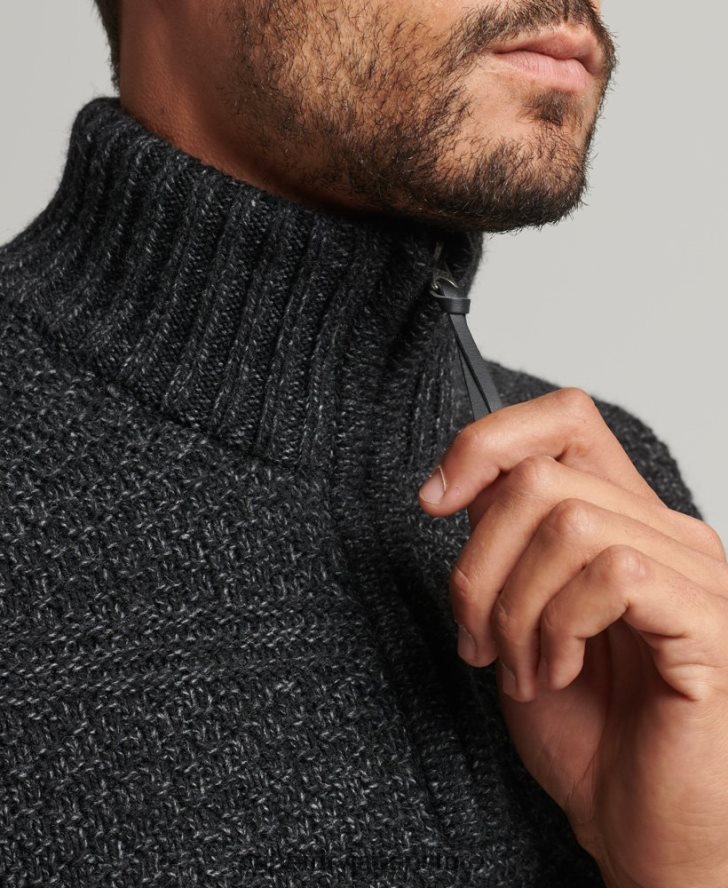 ジェイコブ・ヘンリー・ジャンパー 男性 Superdry 衣類 黒 2J62PZ5253