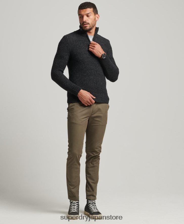 ジェイコブ・ヘンリー・ジャンパー 男性 Superdry 衣類 黒 2J62PZ5253