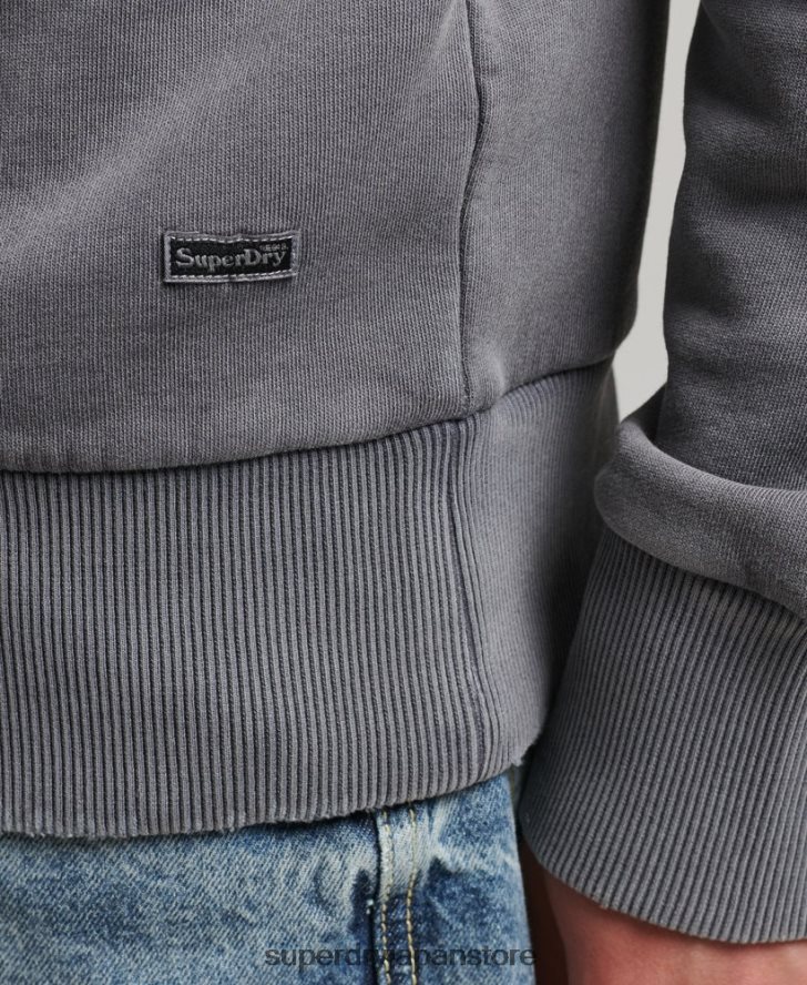 ヴィンテージインディーマークパーカー 男性 Superdry 衣類 濃い灰色 2J62PZ526