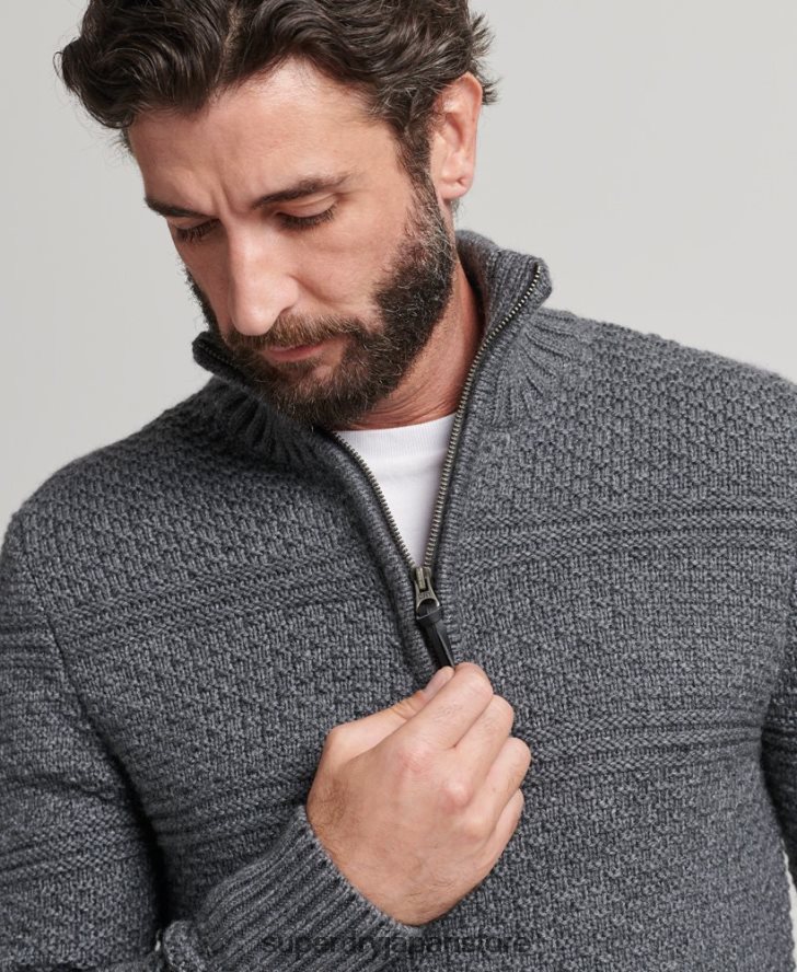 ジェイコブ・ヘンリー・ジャンパー 男性 Superdry 衣類 グレー 2J62PZ5276