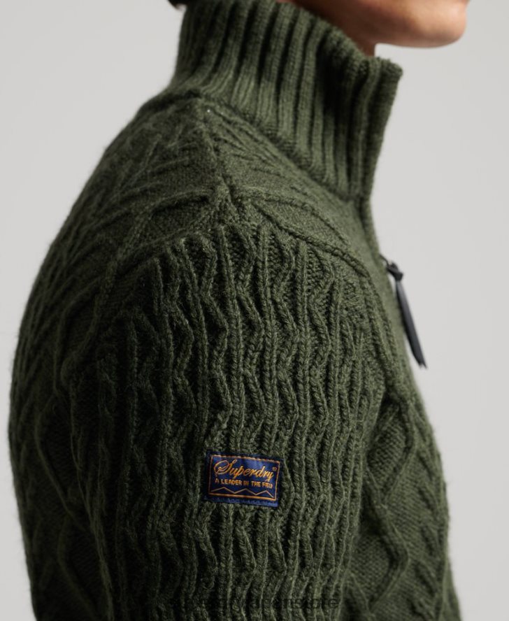 ジェイコブ・ヘンリー・ジャンパー 男性 Superdry 衣類 緑 2J62PZ5278