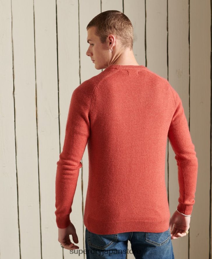 ハーロ クルージャンパー 男性 Superdry 衣類 オレンジ 2J62PZ5281