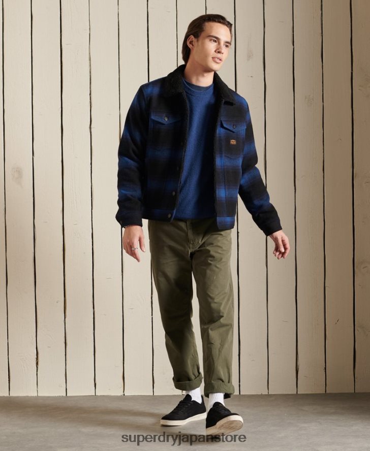 ハーロ クルージャンパー 男性 Superdry 衣類 濃紺 2J62PZ5284