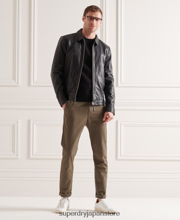 スタジオ エッセンシャル クルー ジャンパー 男性 Superdry 衣類 黒 2J62PZ5290