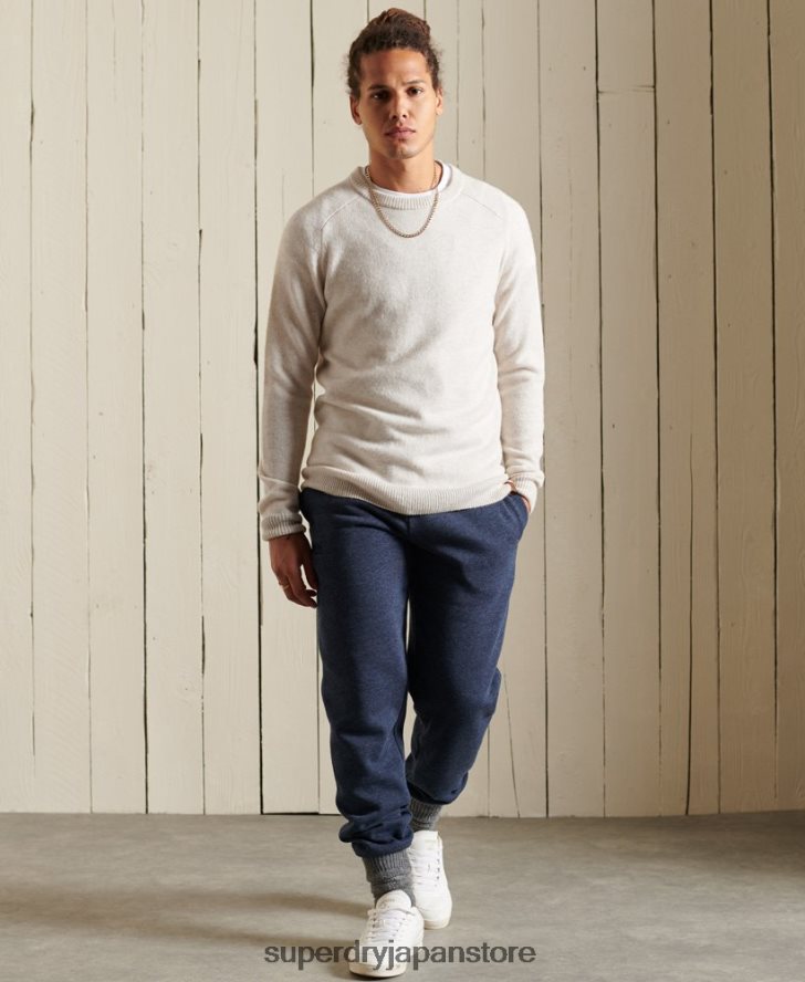 ハーロ クルージャンパー 男性 Superdry 衣類 白 2J62PZ5295