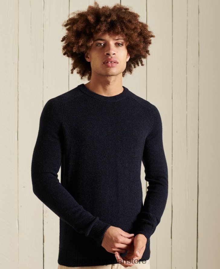 ハーロ クルージャンパー 男性 Superdry 衣類 海軍 2J62PZ5298