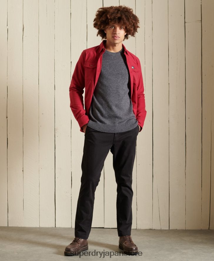 ハーロ クルージャンパー 男性 Superdry 衣類 グレー 2J62PZ5309