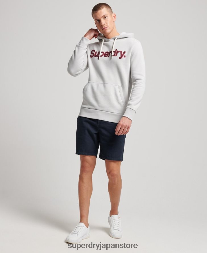 ヴィンテージコアロゴクラシックパーカー 男性 Superdry 衣類 グレー 2J62PZ531