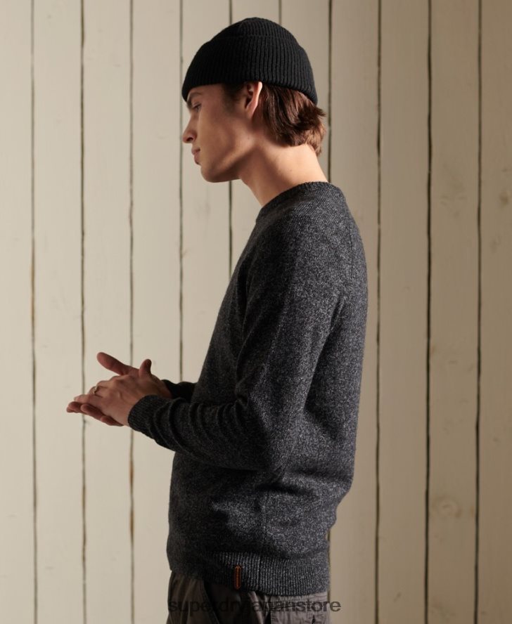 ハーロ クルージャンパー 男性 Superdry 衣類 黒 2J62PZ5326