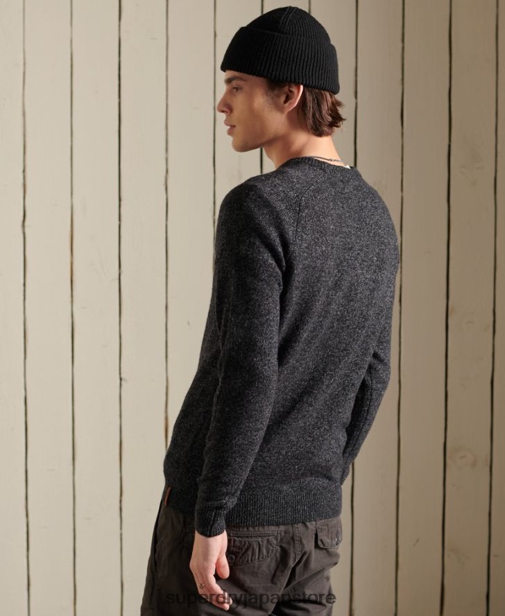 ハーロ クルージャンパー 男性 Superdry 衣類 黒 2J62PZ5326