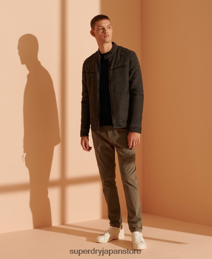 オレンジラベル クルージャンパー 男性 Superdry 衣類 黒 2J62PZ5327