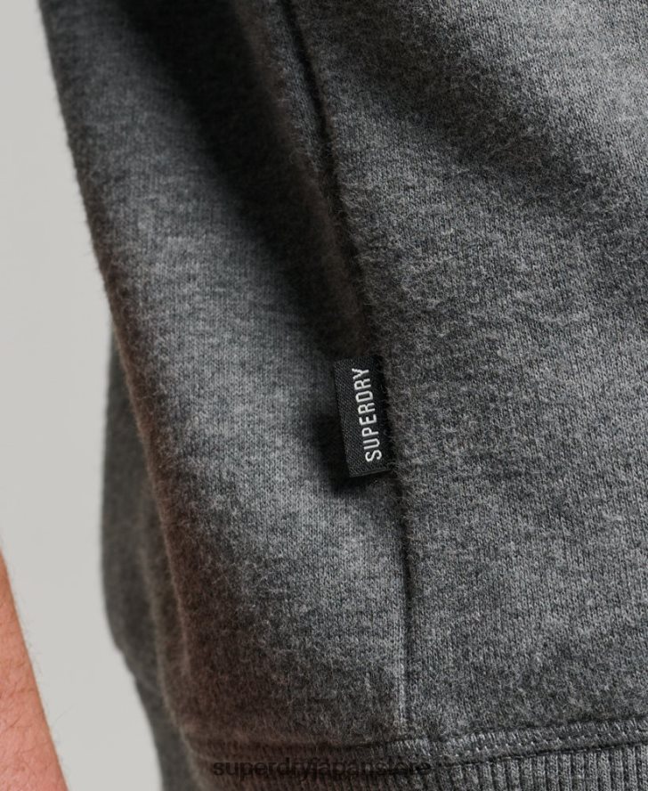 ヴィンテージロゴ刺繍クルースウェットシャツ 男性 Superdry 衣類 グレー 2J62PZ532