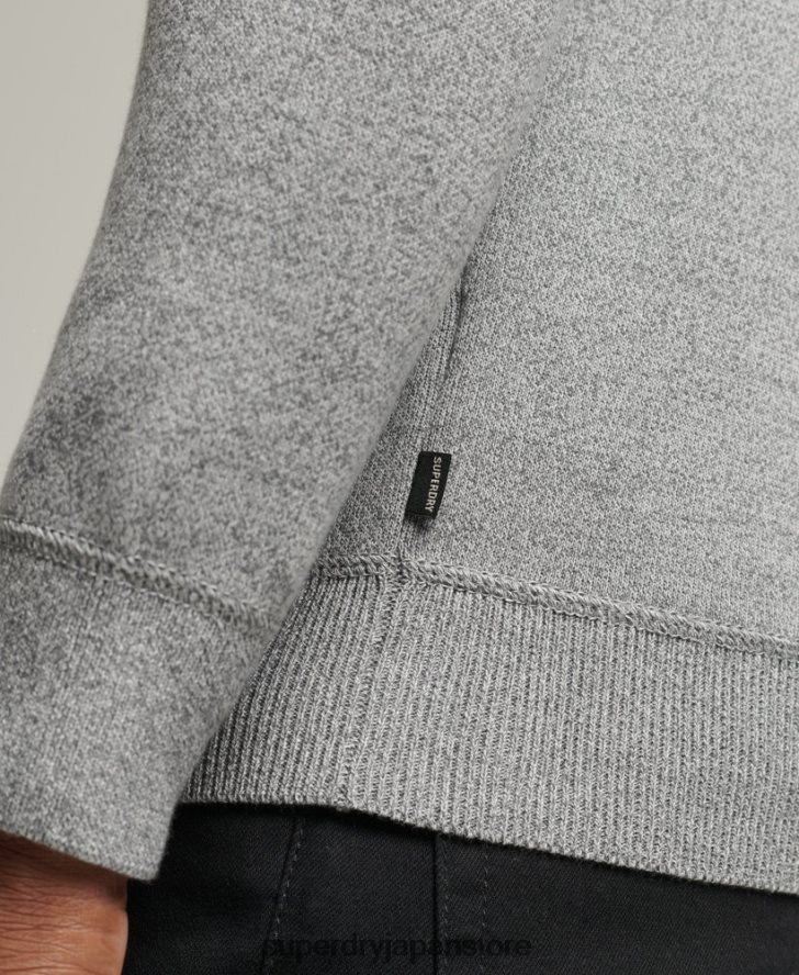 スタジオ エッセンシャル クルー ジャンパー 男性 Superdry 衣類 グレー 2J62PZ5330