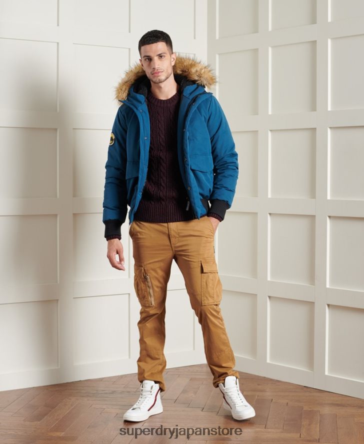 ジェイコブ クルージャンパー 男性 Superdry 衣類 赤 2J62PZ5347