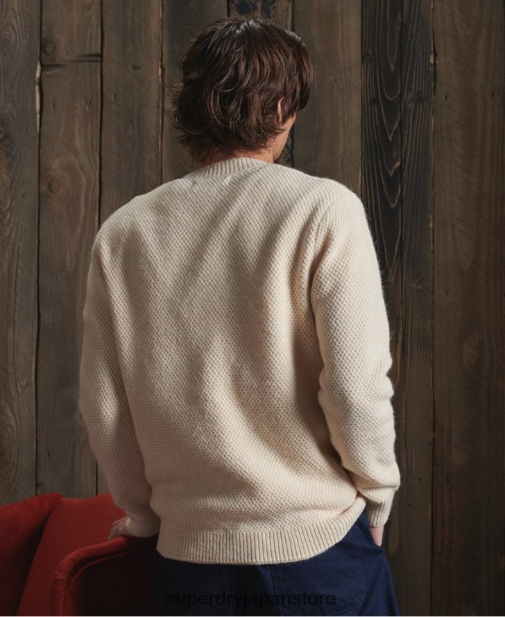 限定版ドライフィッシャーマンジャンパー 男性 Superdry 衣類 白 2J62PZ5351