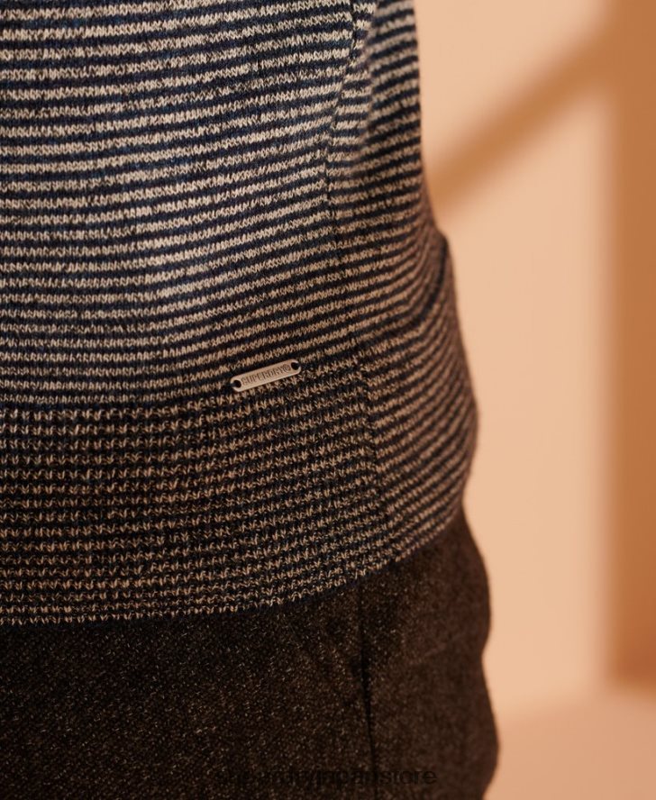 オレンジラベル クルージャンパー 男性 Superdry 衣類 濃い灰色 2J62PZ5356