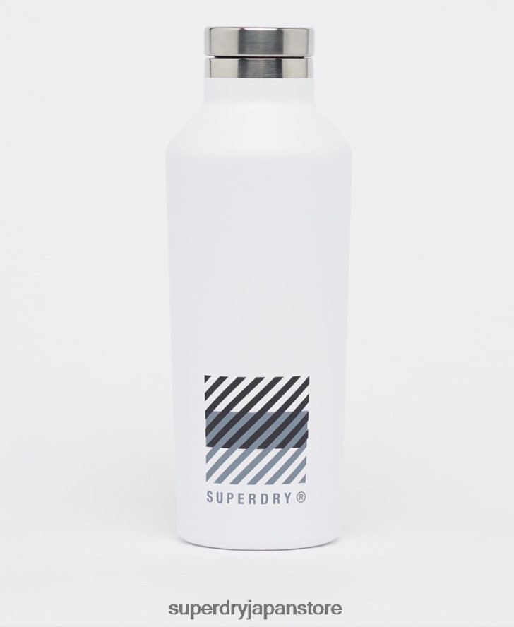 トレーニング用スチールボトル 男性 Superdry アクセサリー 白 2J62PZ5368