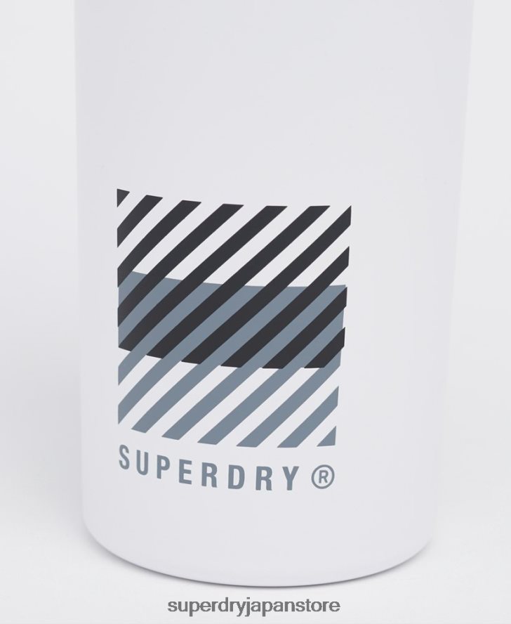 トレーニング用スチールボトル 男性 Superdry アクセサリー 白 2J62PZ5368