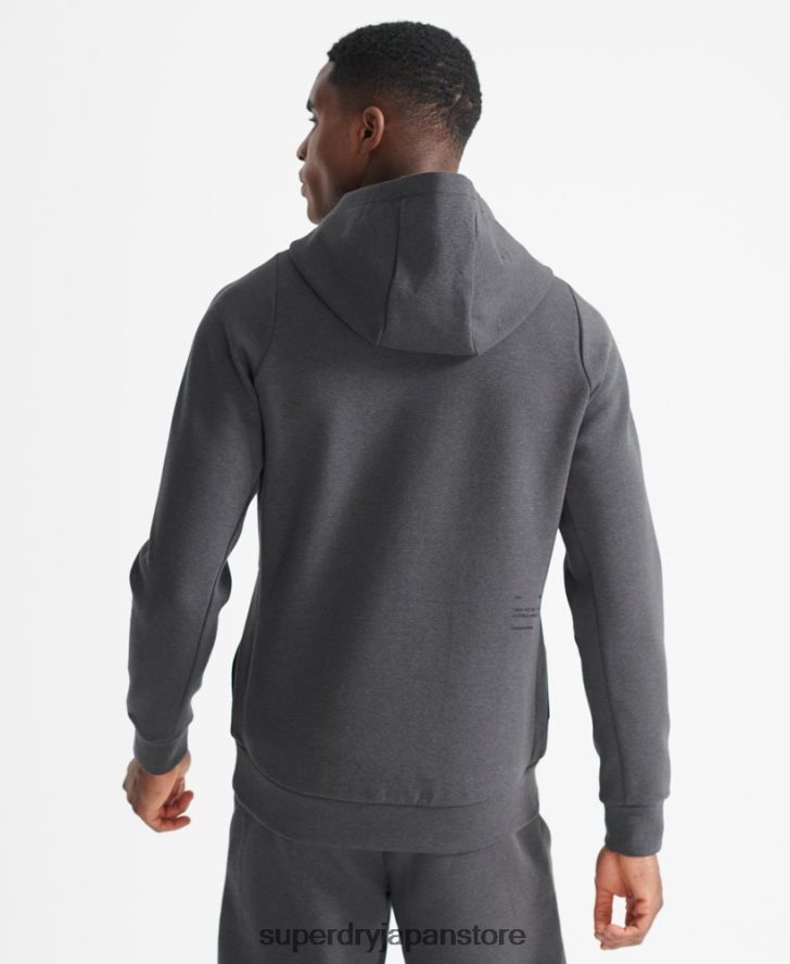 トレインパフォーマンスパーカー 男性 Superdry 衣類 グレー 2J62PZ5376