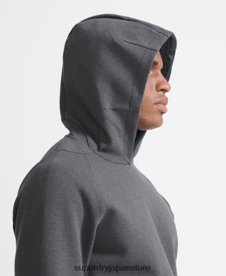 トレインパフォーマンスパーカー 男性 Superdry 衣類 グレー 2J62PZ5376