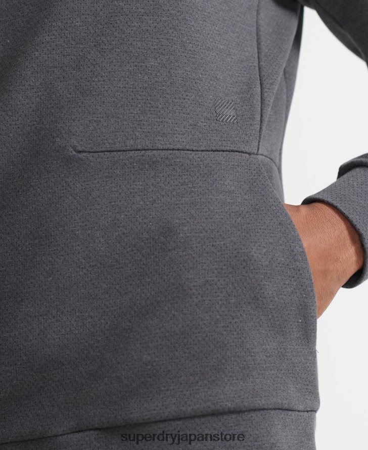 トレインパフォーマンスパーカー 男性 Superdry 衣類 グレー 2J62PZ5376