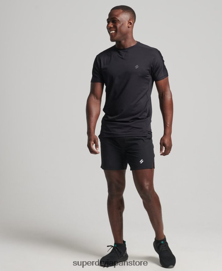 コアマルチスポーツショーツ 男性 Superdry 衣類 黒 2J62PZ5383