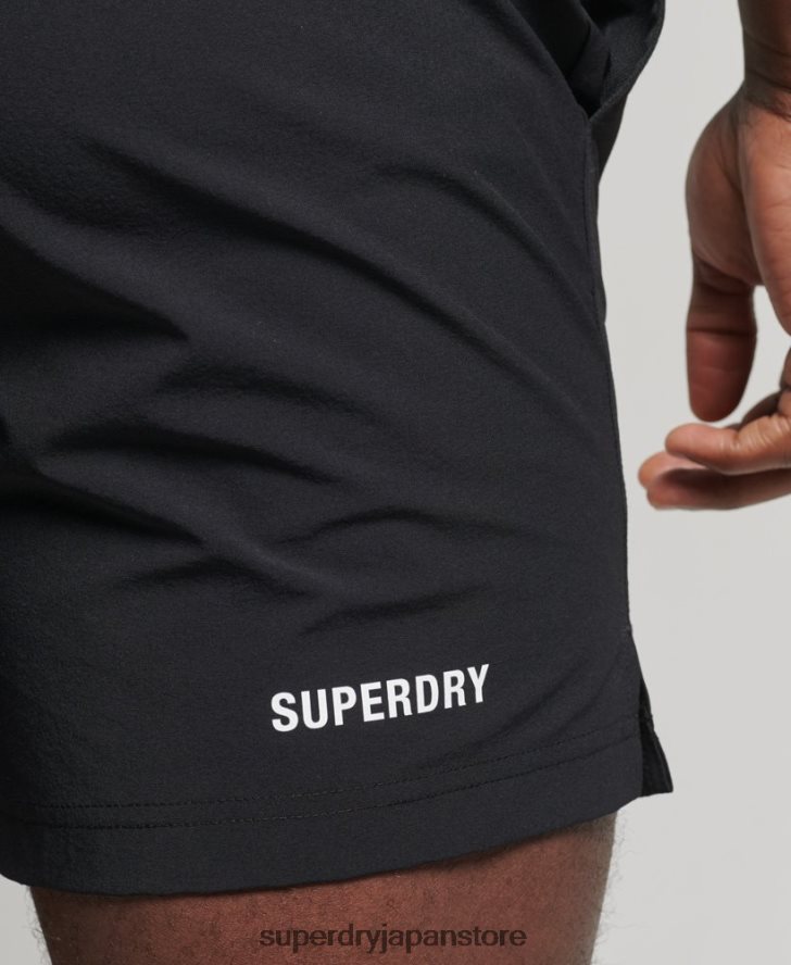 コアマルチスポーツショーツ 男性 Superdry 衣類 黒 2J62PZ5383