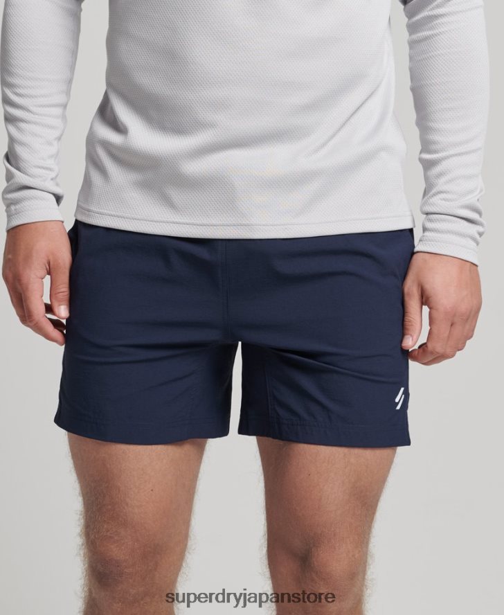 コアマルチスポーツショーツ 男性 Superdry 衣類 海軍 2J62PZ5385