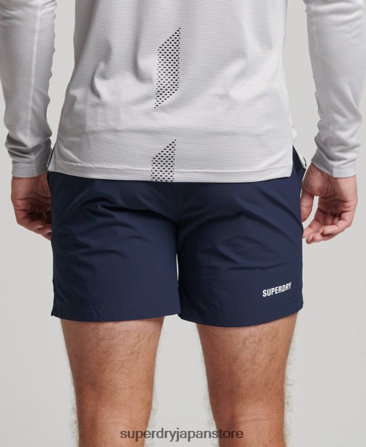 コアマルチスポーツショーツ 男性 Superdry 衣類 海軍 2J62PZ5385