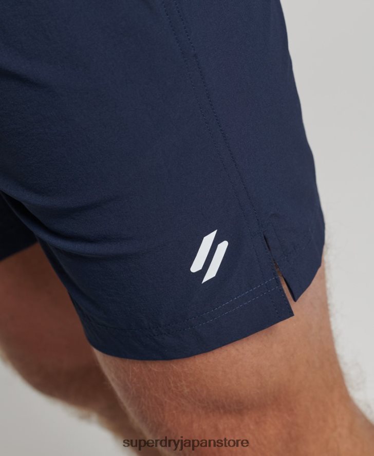 コアマルチスポーツショーツ 男性 Superdry 衣類 海軍 2J62PZ5385