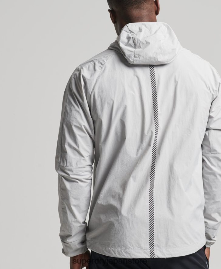 ランニングジャケット 男性 Superdry 衣類 ライトグレー 2J62PZ5389