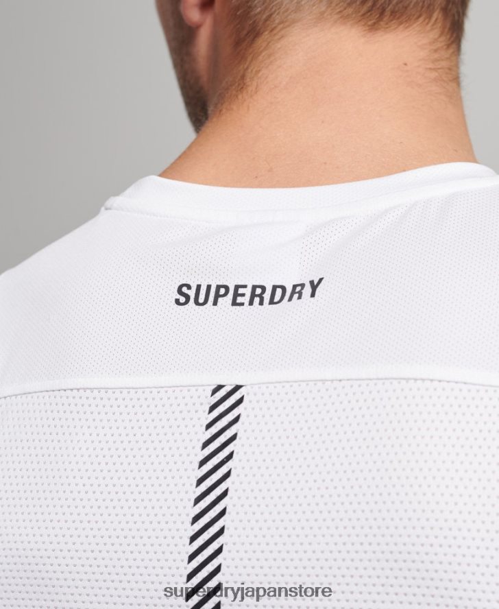 ランベスト 男性 Superdry 衣類 白 2J62PZ5397