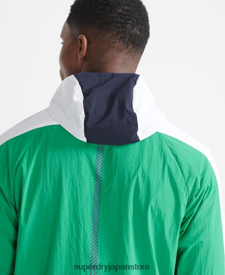 ランニングジャケット 男性 Superdry 衣類 海軍 2J62PZ5400