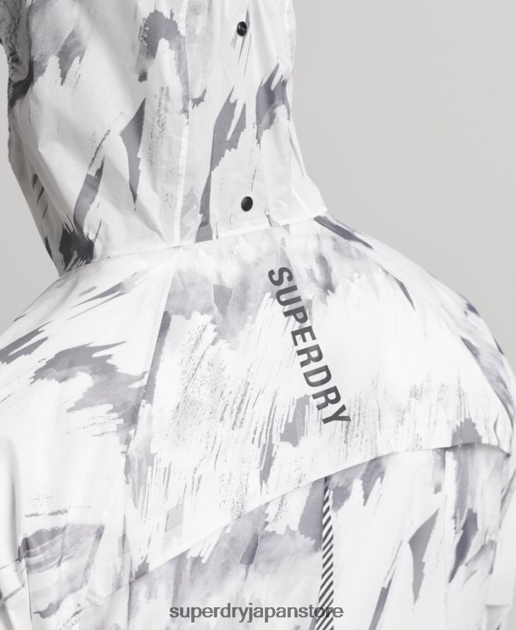 ラン軽量防水シェルジャケット 男性 Superdry 衣類 グレー 2J62PZ5401