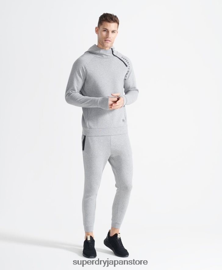 トレーニングジムテックジョガー 男性 Superdry 衣類 グレー 2J62PZ5405