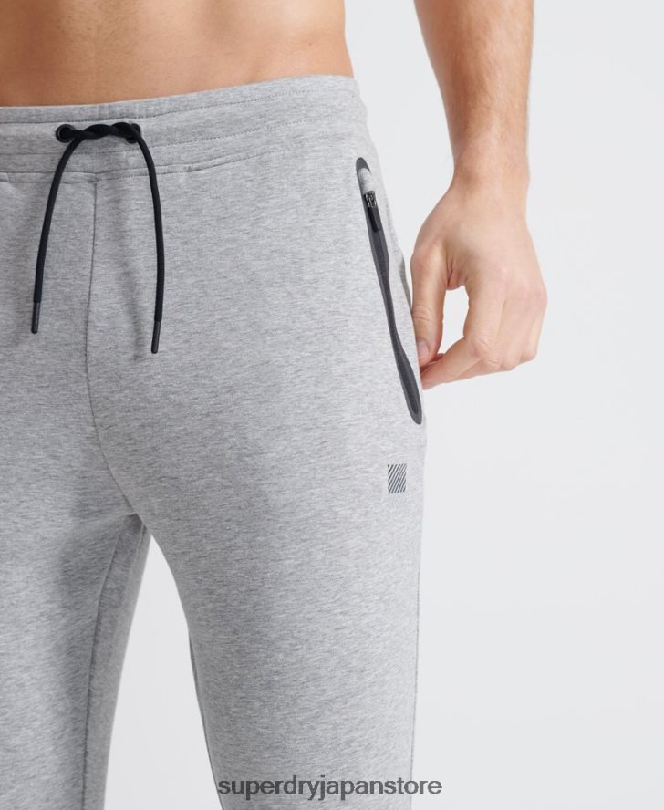 トレーニングジムテックジョガー 男性 Superdry 衣類 グレー 2J62PZ5405