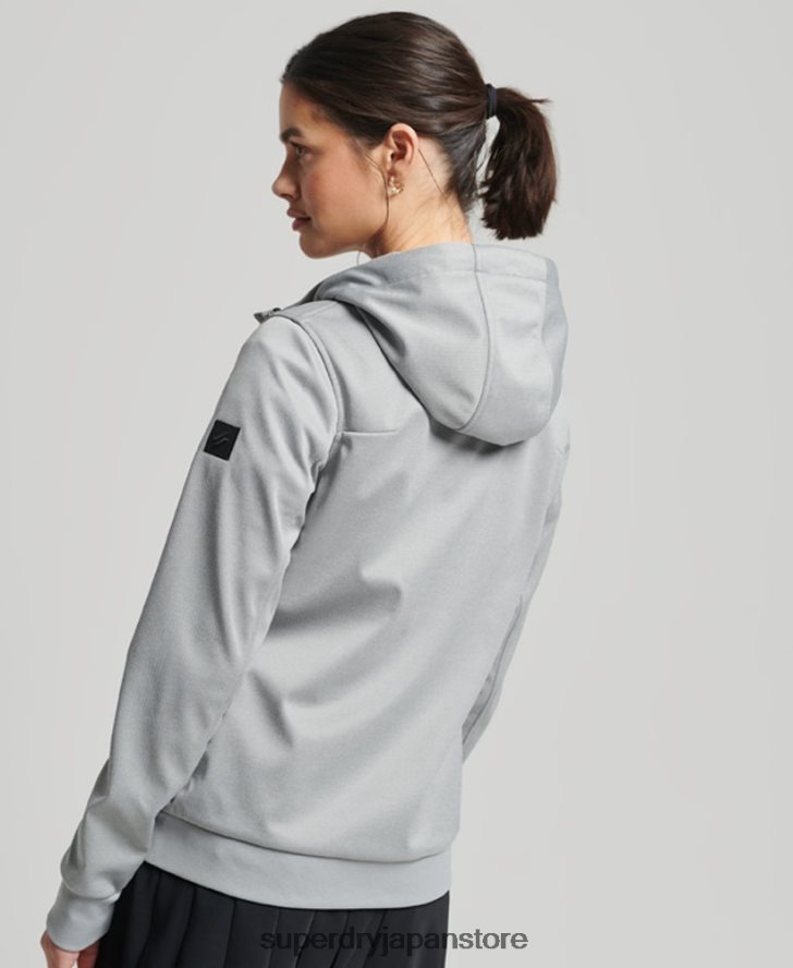 ハイテクソフトシェルジャケット 女性 Superdry 衣類 グレー 2J62PZ5411