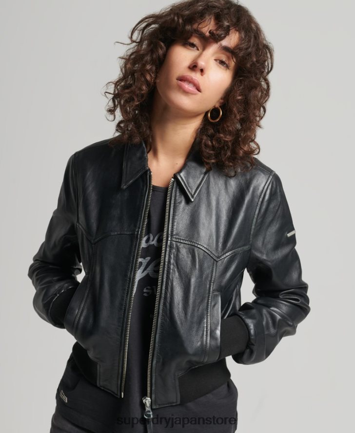 インディークラブジャケット 女性 Superdry 衣類 黒 2J62PZ5413