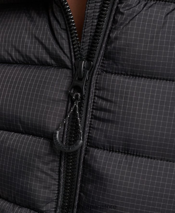 クラシックロゴ パフジャケット 女性 Superdry 衣類 黒 2J62PZ5418