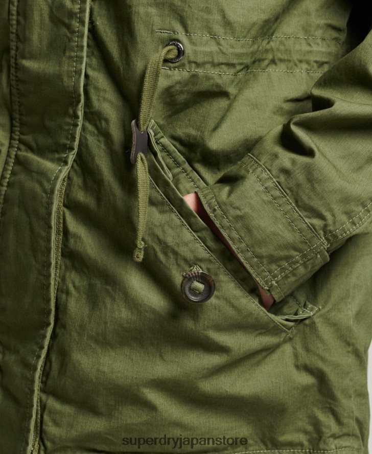 フィールドパーカー 女性 Superdry 衣類 カーキ 2J62PZ5433