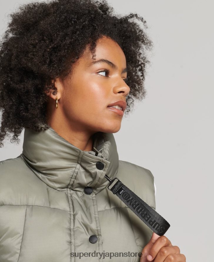 マウンテンスポーツジレ 女性 Superdry 衣類 カーキ 2J62PZ5440