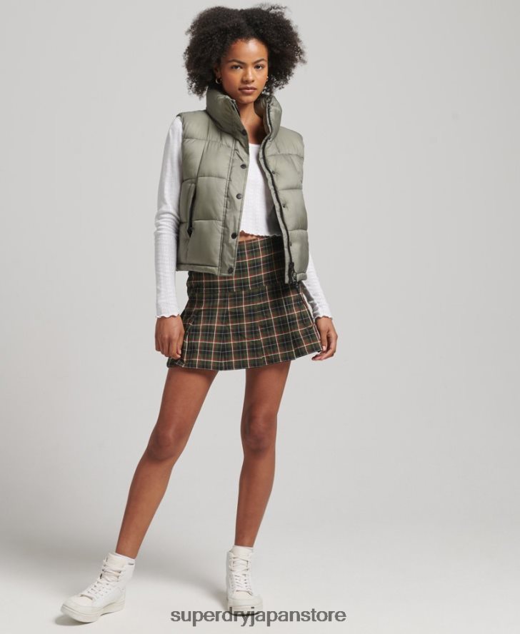 マウンテンスポーツジレ 女性 Superdry 衣類 カーキ 2J62PZ5440