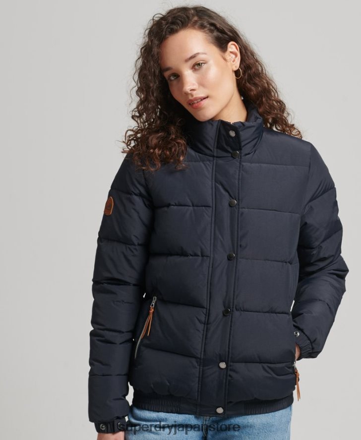 ヴィンテージマウンテンパファージャケット 女性 Superdry 衣類 海軍 2J62PZ5441