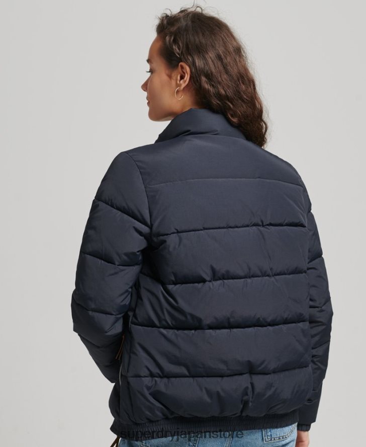 ヴィンテージマウンテンパファージャケット 女性 Superdry 衣類 海軍 2J62PZ5441