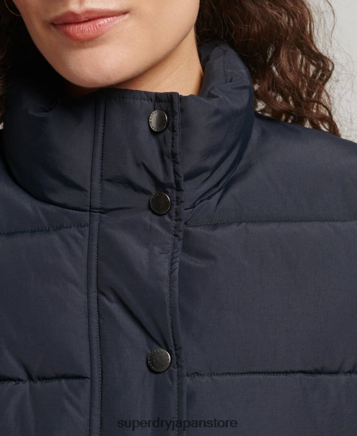 ヴィンテージマウンテンパファージャケット 女性 Superdry 衣類 海軍 2J62PZ5441
