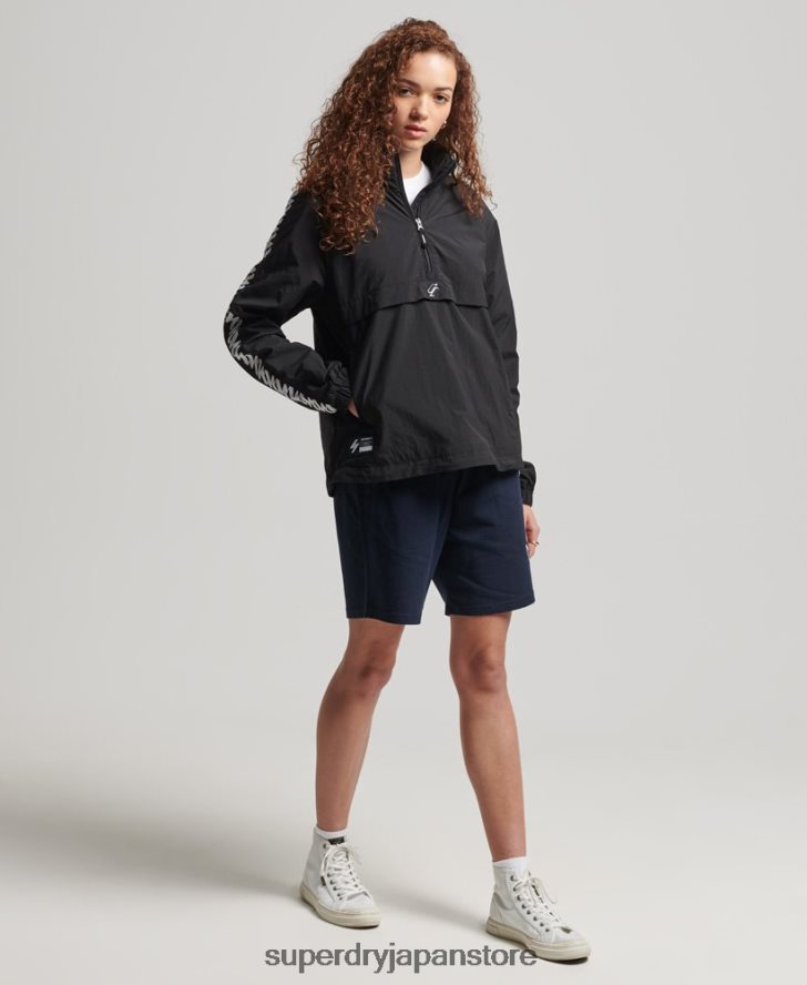 コードに不可欠なグラフィックのオーバーヘッド 女性 Superdry 衣類 黒 2J62PZ5444