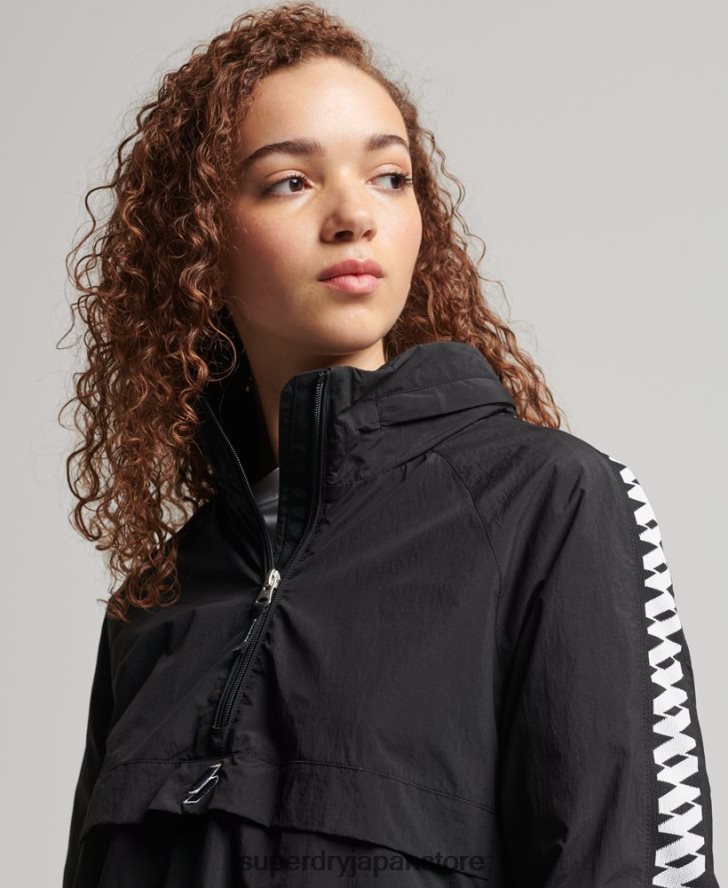 コードに不可欠なグラフィックのオーバーヘッド 女性 Superdry 衣類 黒 2J62PZ5444